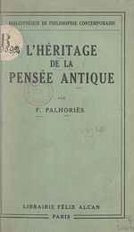 Télécharger le livre :  L'héritage de la pensée antique
