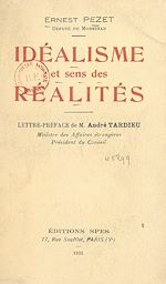 Télécharger le livre :  Idéalisme et sens des réalités