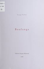 Télécharger le livre :  Boulange