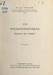 Télécharger le livre :  Les psychodysleptiques, poisons de l'esprit