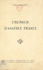 Télécharger le livre :  L'humour d'Anatole France