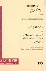 Télécharger le livre :  Agathe ou Le manuscrit trouvé dans une cervelle, de Valéry