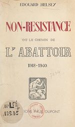 Télécharger le livre :  Non-Résistance