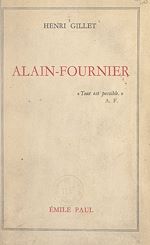 Télécharger le livre :  Alain-Fournier
