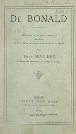 Télécharger le livre :  De Bonald