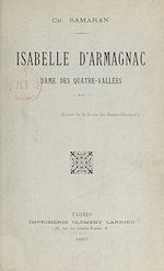 Télécharger le livre :  Isabelle d'Armagnac