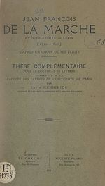 Télécharger le livre :  Jean-François de La Marche, évêque-comte de Léon (1729-1806)