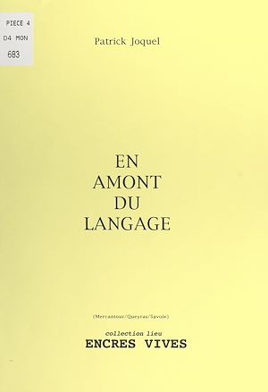 Download the eBook: En amont du langage