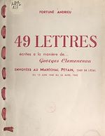 Télécharger le livre :  49 lettres écrites à la manière de Georges Clemenceau