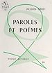 Télécharger le livre :  Paroles et poèmes