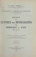 Télécharger le livre :  Contribution à l'histoire des officialités au Moyen Âge : recueil de lettres des officialités de Marseille et d'Aix, XIVe-XVe s. (2)