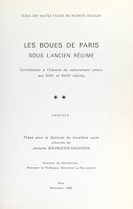 Télécharger le livre :  Les boues de Paris sous l'Ancien Régime