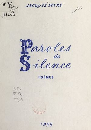 Téléchargez le livre :  Paroles de silence