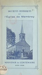 Télécharger le livre :  Documents historiques sur l'église de Membrey