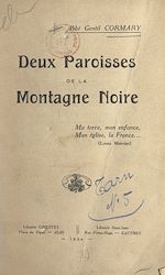 Télécharger le livre :  Deux paroisses de la Montagne Noire