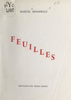 Téléchargez le livre :  Feuilles