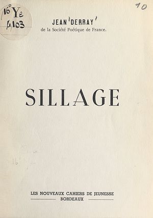 Téléchargez le livre :  Sillage