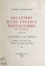 Télécharger le livre :  Souvenirs d'une enfance montagnarde en Vivarais