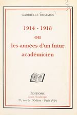 Télécharger le livre :  1914-1918