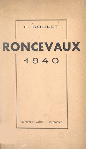 Téléchargez le livre :  Roncevaux 1940