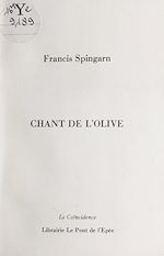 Télécharger le livre :  Chant de l'olive