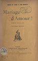 Télécharger le livre :  Mariage d'amour !