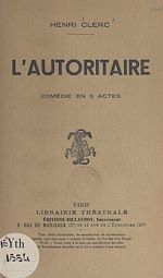 Télécharger le livre :  L'autoritaire