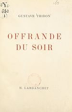 Télécharger le livre :  Offrande du soir