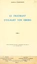 Télécharger le livre :  Le « Tristrant », d'Eilhart von Oberg (1)