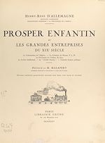 Télécharger le livre :  Prosper Enfantin et les grandes entreprises du XIXe siècle