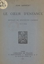 Télécharger le livre :  Le cœur d'enfance