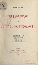 Télécharger le livre :  Rimes de jeunesse