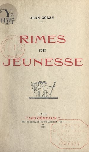 Téléchargez le livre :  Rimes de jeunesse