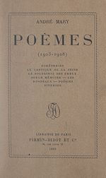 Télécharger le livre :  Poèmes (1903-1928)