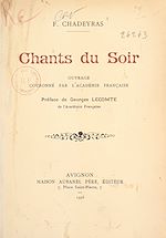 Télécharger le livre :  Chants du soir