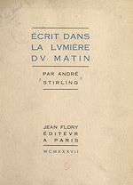 Télécharger le livre :  Écrit dans la lumière du matin