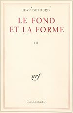 Télécharger le livre :  Le fond et la forme (3). Essai alphabétique sur la morale et sur le style