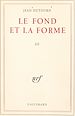 Télécharger le livre :  Le fond et la forme (3). Essai alphabétique sur la morale et sur le style