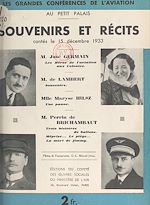 Télécharger le livre :  Souvenirs et récits contés le 15 décembre 1933