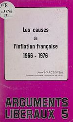 Télécharger le livre :  Les causes de l'inflation française, 1966-1976