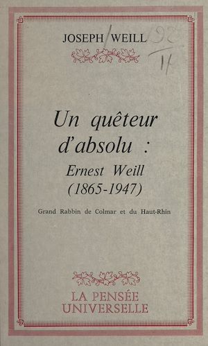 Download the eBook: Un quêteur d'absolu : Ernest Weill, 1865-1947