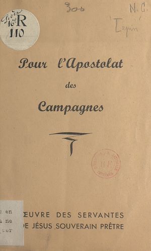 Téléchargez le livre :  Pour l'apostolat des campagnes
