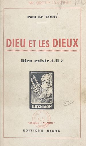 Téléchargez le livre :  Dieu et les dieux