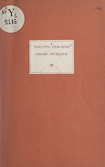 Download this eBook Champ intérieur (1939-1954)