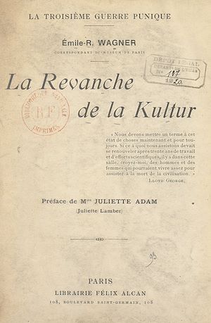 Téléchargez le livre :  La revanche de la "Kultur"