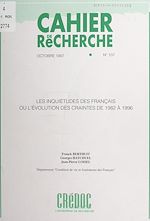 Télécharger le livre :  Les inquiétudes des Français