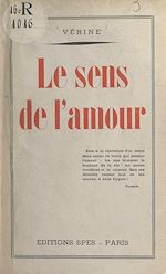 Télécharger le livre :  Le sens de l'amour