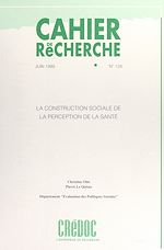 Télécharger le livre :  La construction sociale de la perception de la santé