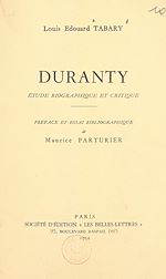 Télécharger le livre :  Duranty (1833-1880)