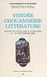 Télécharger le livre :  Vendée, chouannerie, littérature